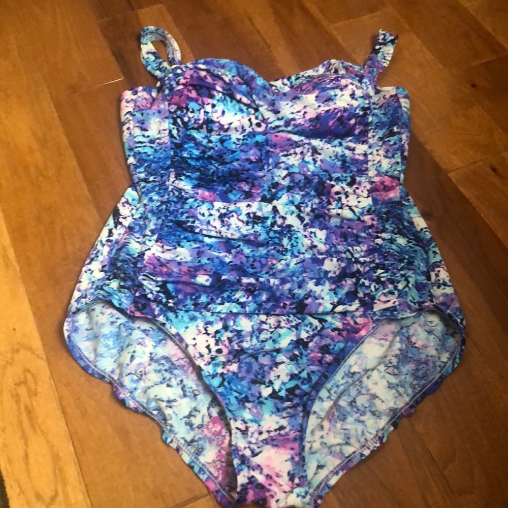 Trimshaper one piece swimsuit